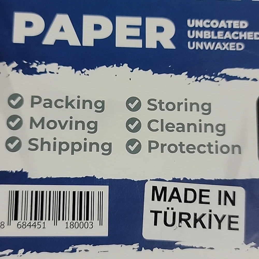🍎 NIB 40 Newsprint Packing Paper 1lb Moving Shipping Blank Newspaper Sheets 23